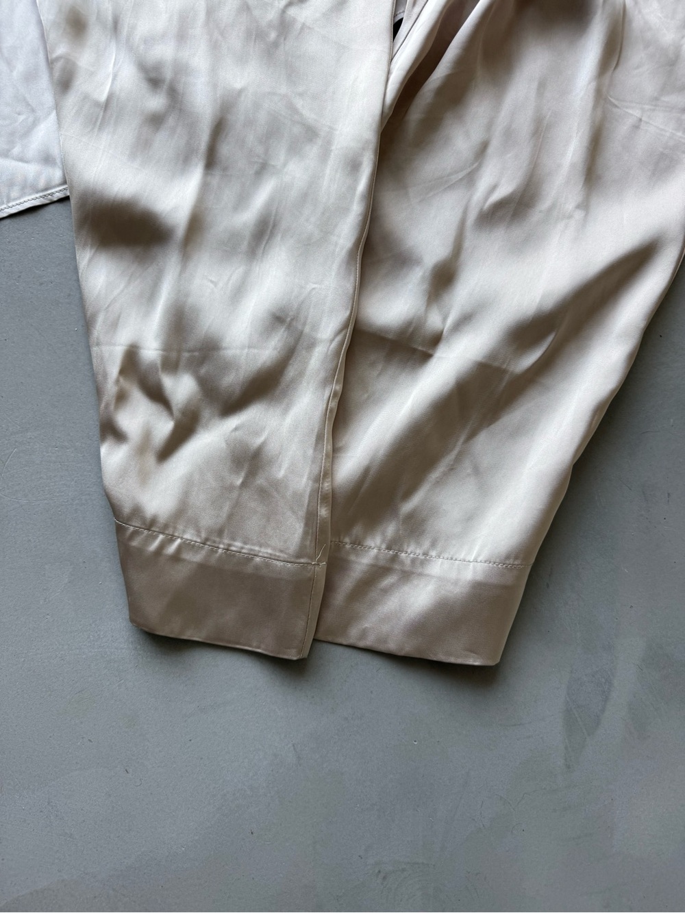 Zara cream beige satin tank and pants set - Picture 8 of 9